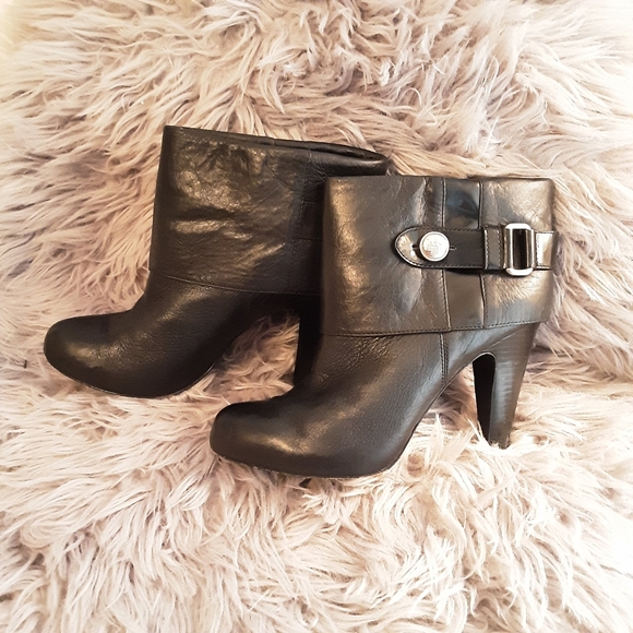 Coach Shoes - Coach leather ankle boots